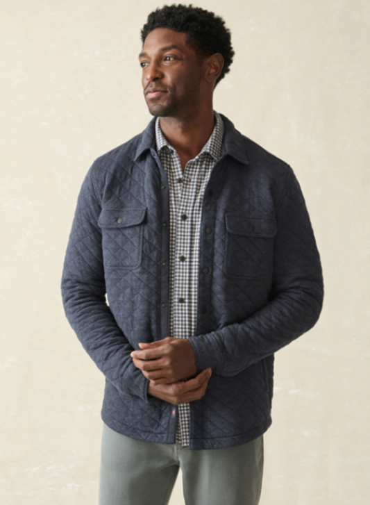 Faherty Epic Quilted Fleece CPO