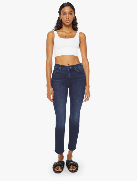 Mother The Mid Rise Dazzler Ankle Jean