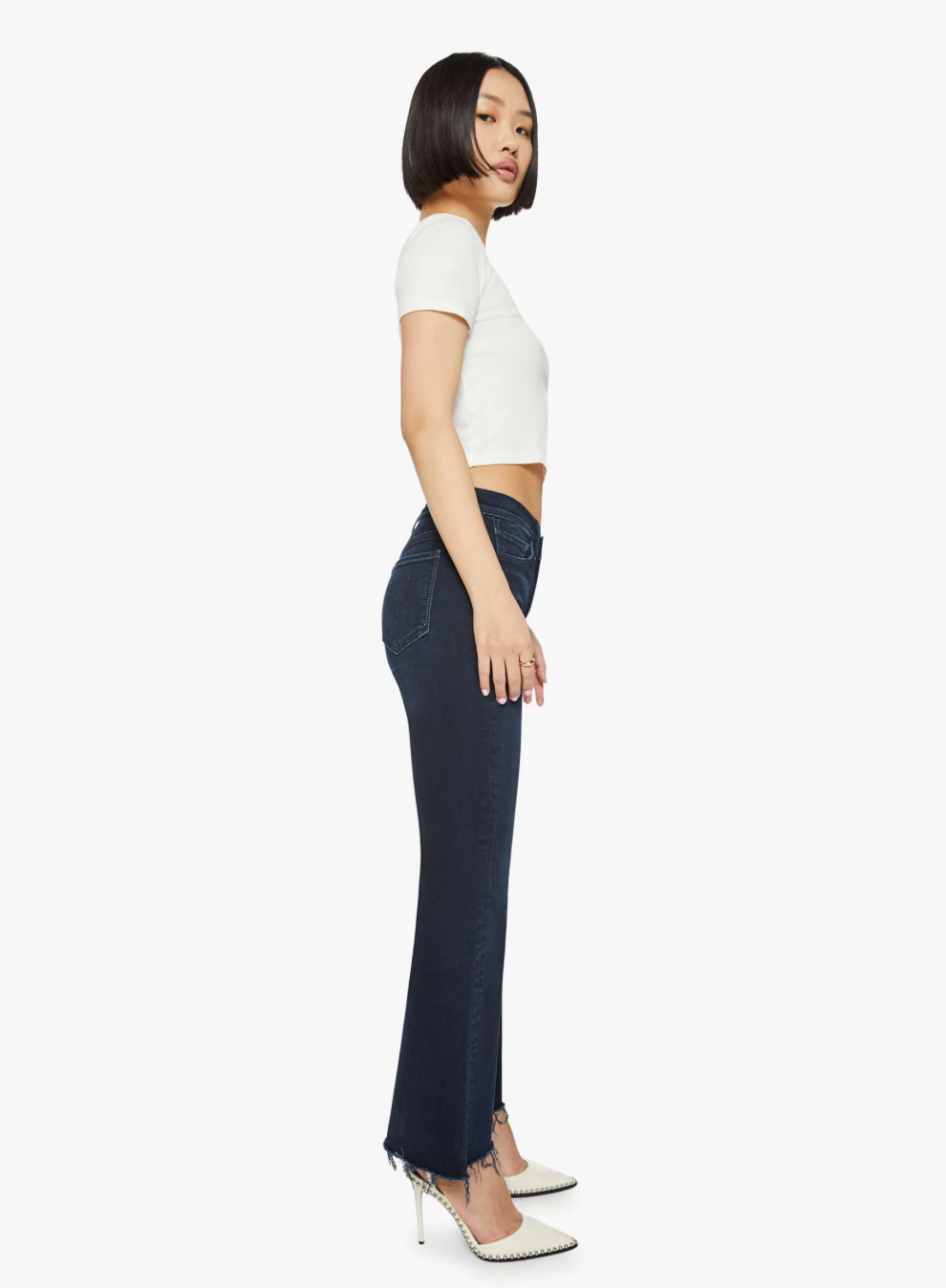 Mother Lil Weekender Fray Jean