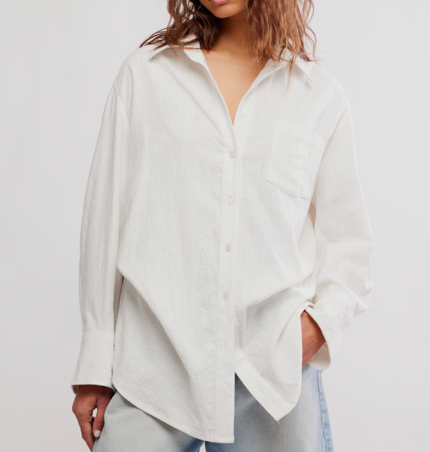 Free People Sabine Tailored Shirt