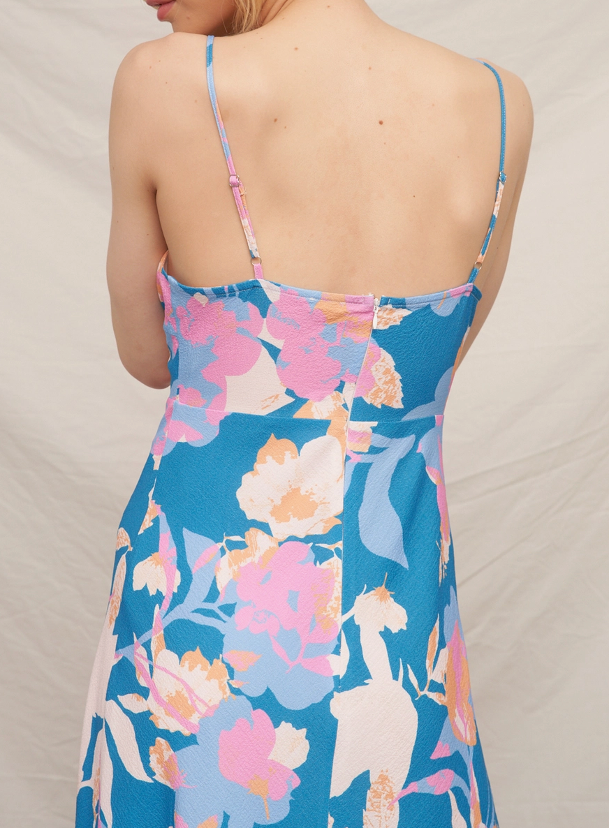 En Creme Tropical Midi Dress