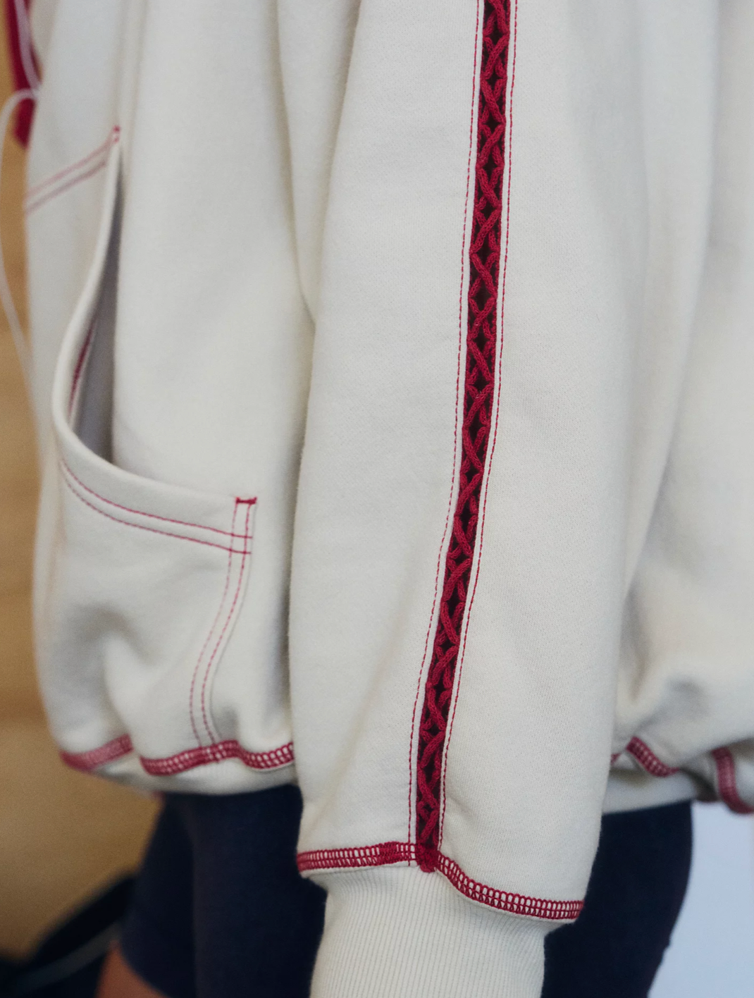 Free People Final Call Rose Logo Hoodie