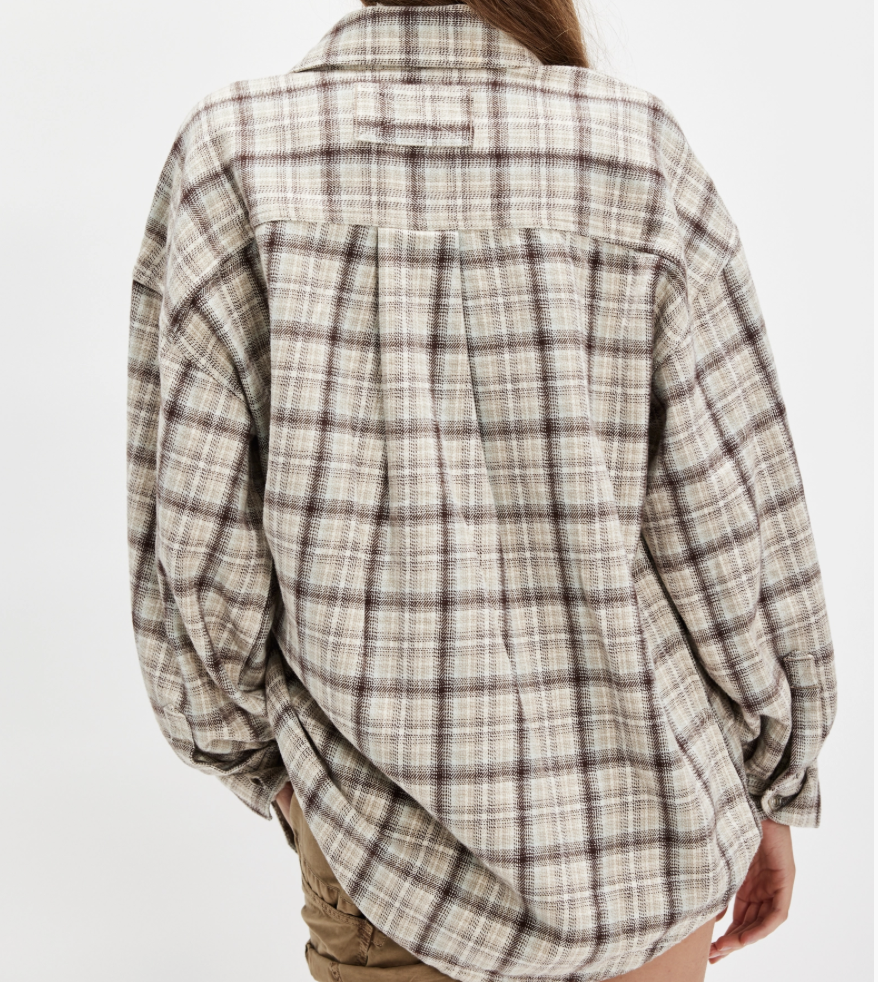 Free People Ashley Plaid Shirt