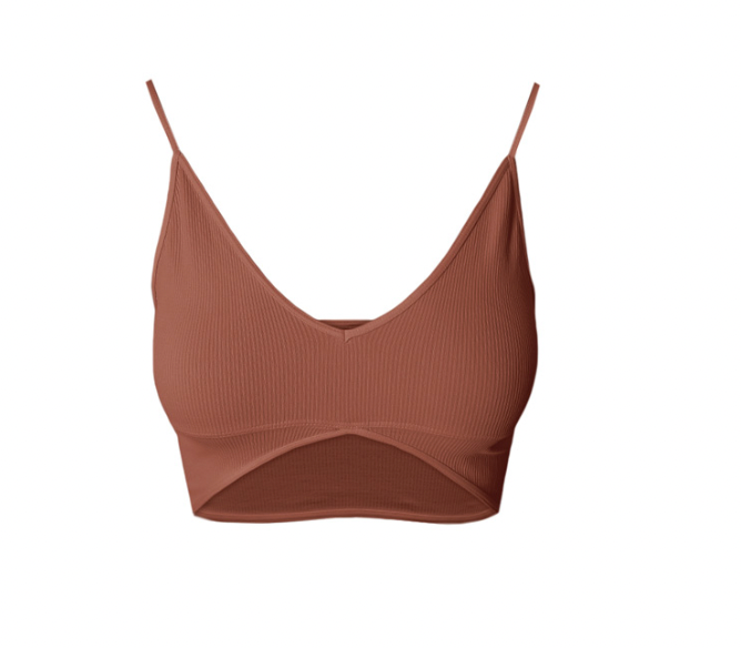 Nikibiki Ribbed Triangle Bralette