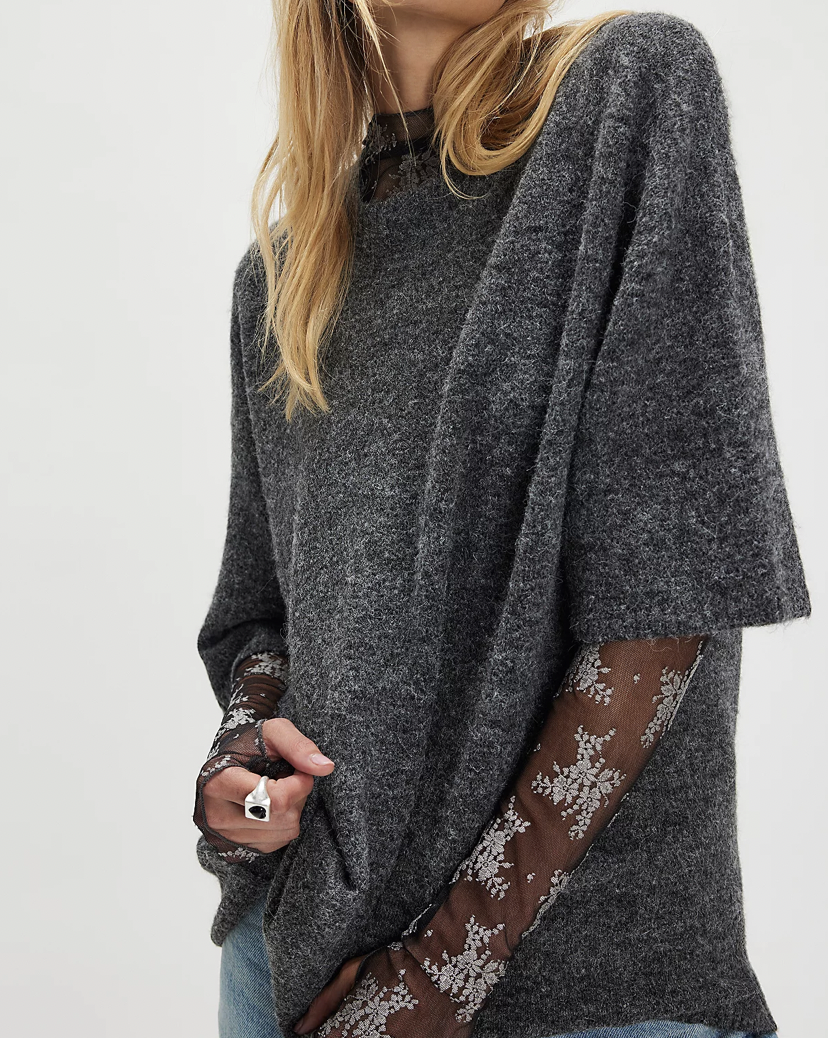 Free People Margot Sweater Tee