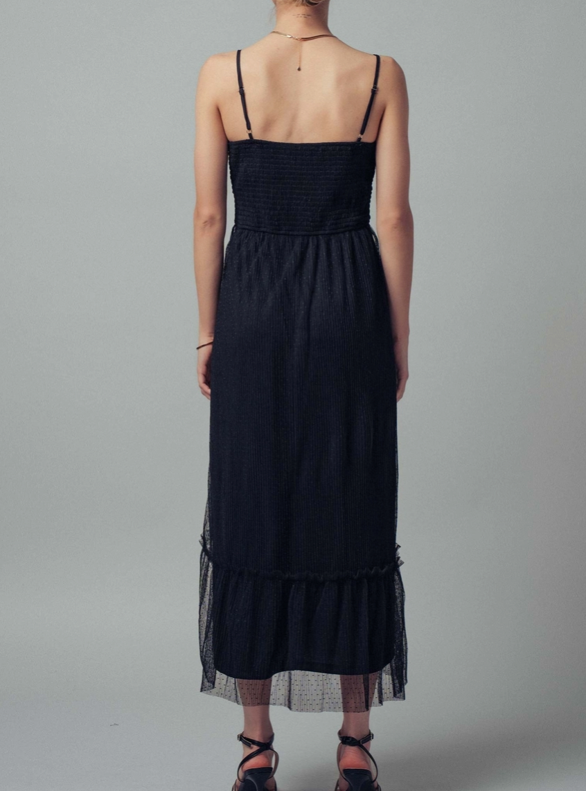 Glam Holiday Dot Dress