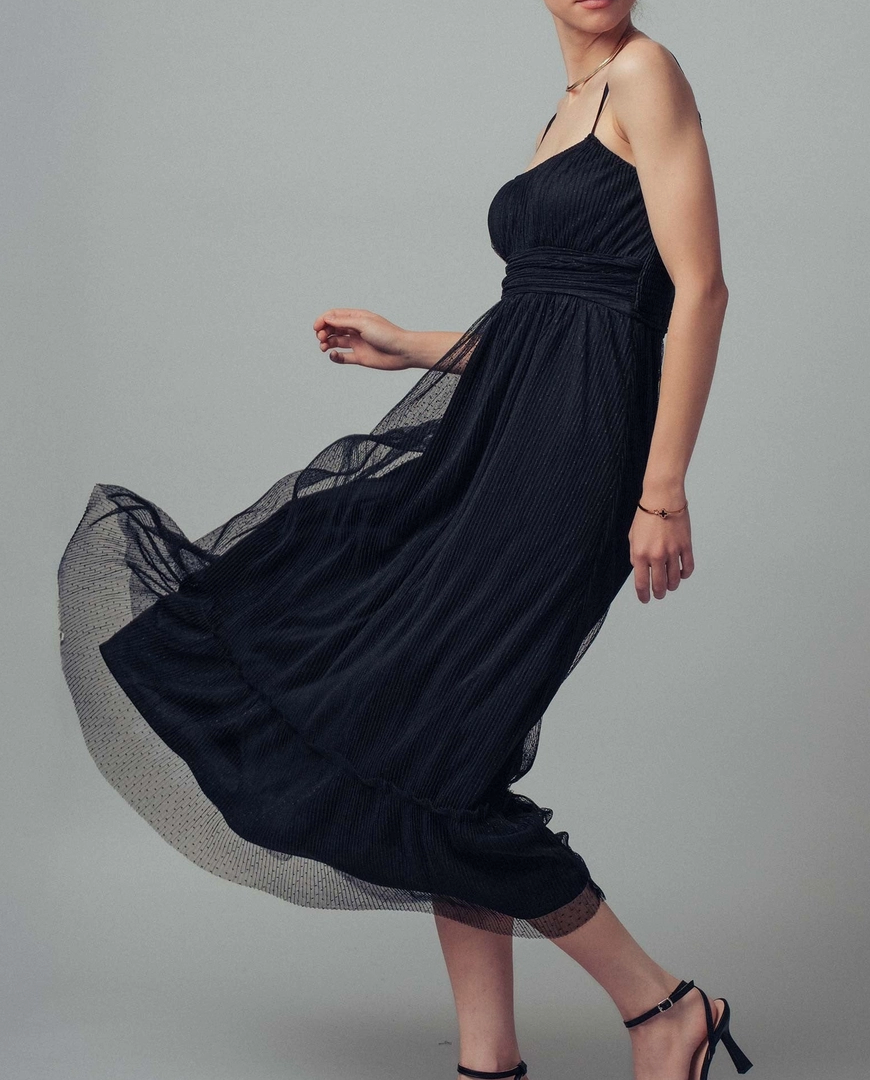 Glam Holiday Dot Dress