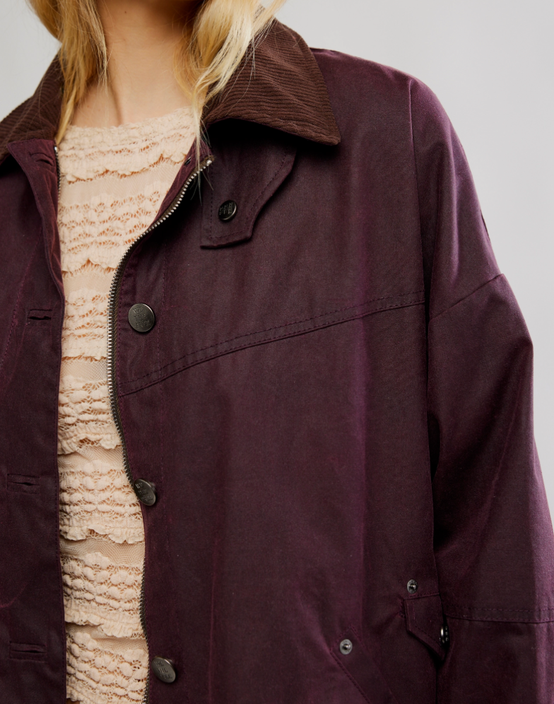 Free People Cori Waxed Jacket