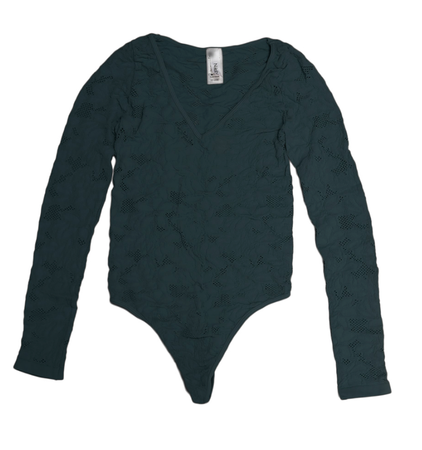 Nikibiki Lace Textured Bodysuit