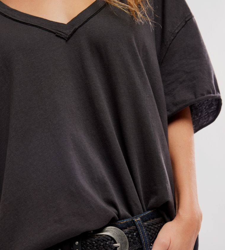 Free People Nina Tee V-neck