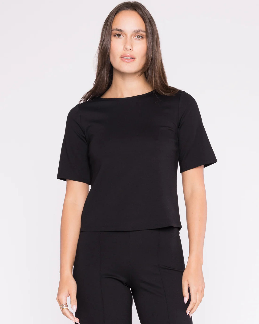 Ripley Rader Ponte Extended Short Sleeve Top