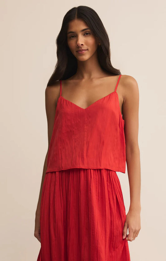 ZSupply Fiore Satin Crop Tank