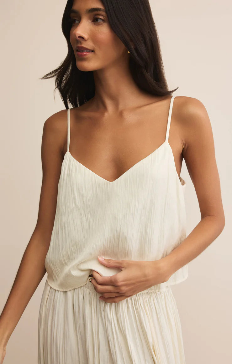 ZSupply Fiore Satin Crop Tank