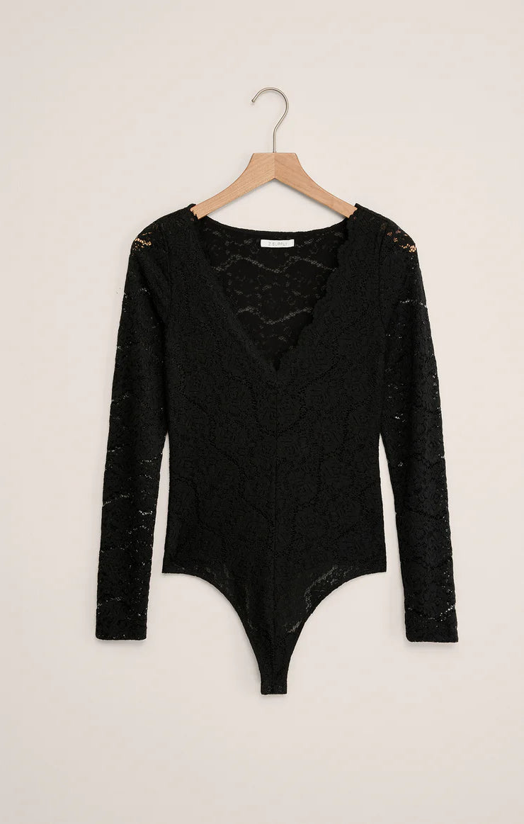 Zsupply Nightfall Stretch Lace Bodysuit