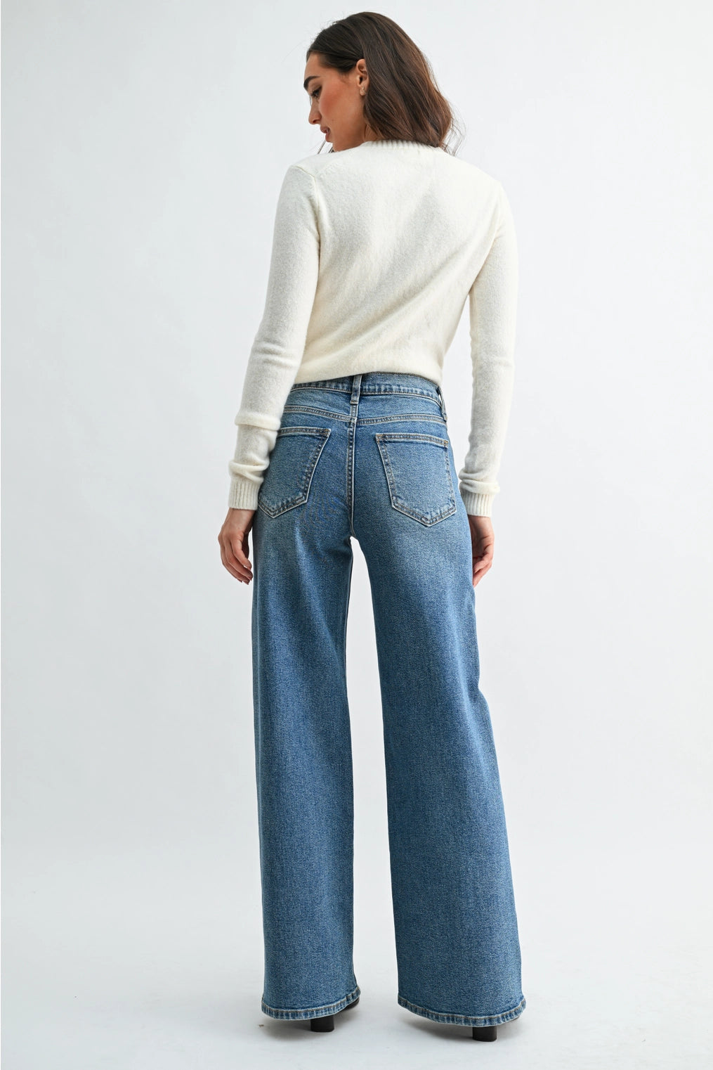 JBD Twisted Seam Wide Leg Jean