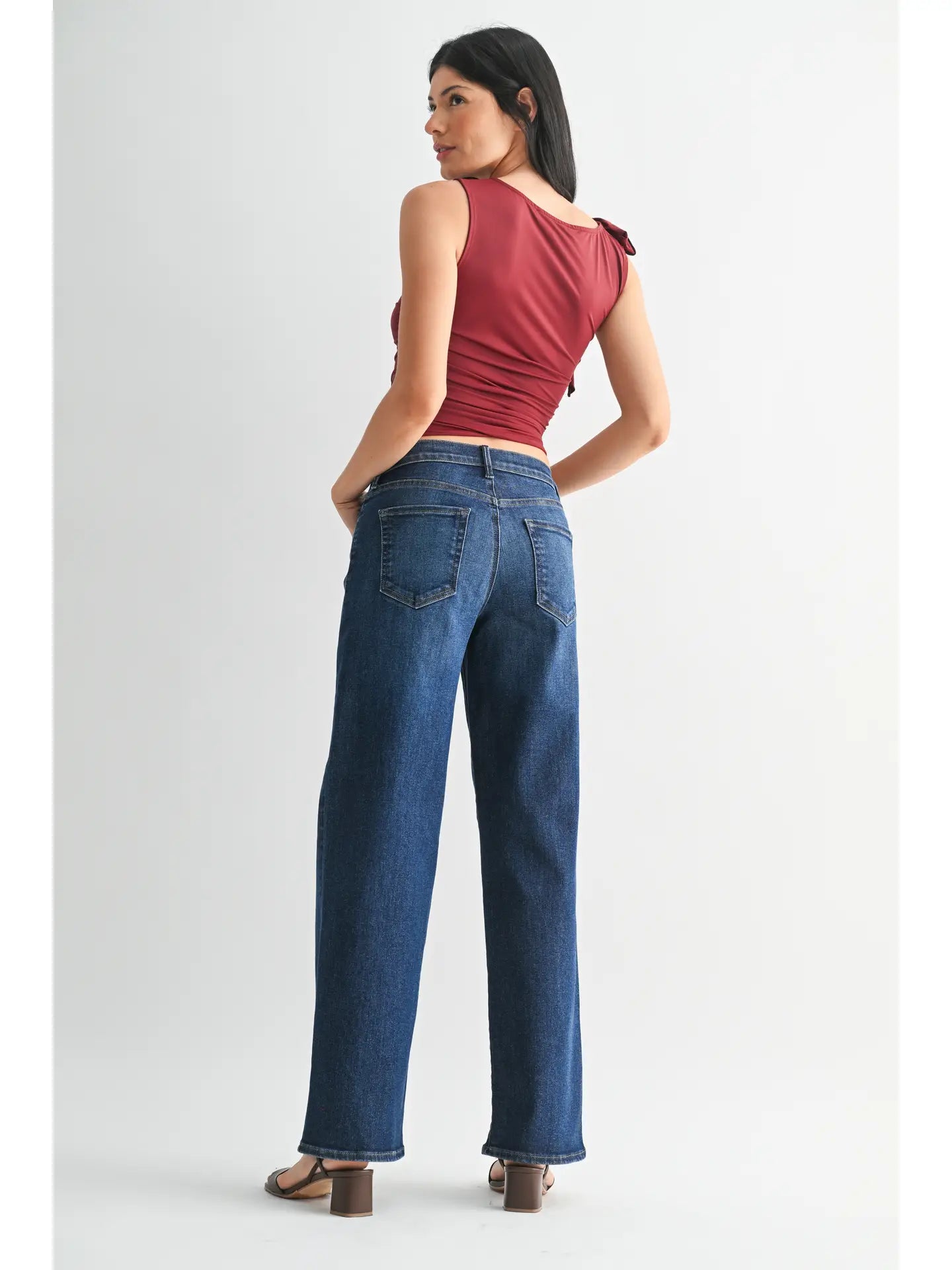 Just Black Denim Loose Straight Jean