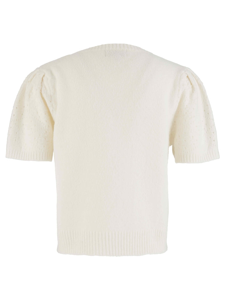 Kut Faith Scoop Neck Short Sleeve Sweater