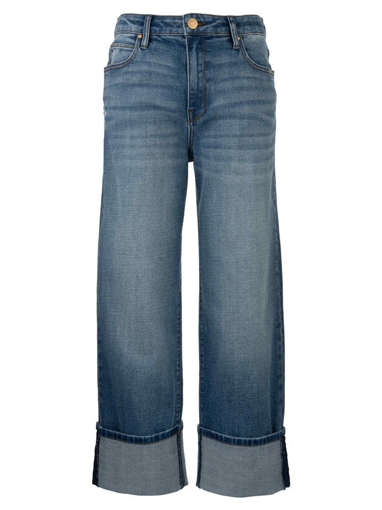 Kut Sienna Petite HiRise Straight Denim