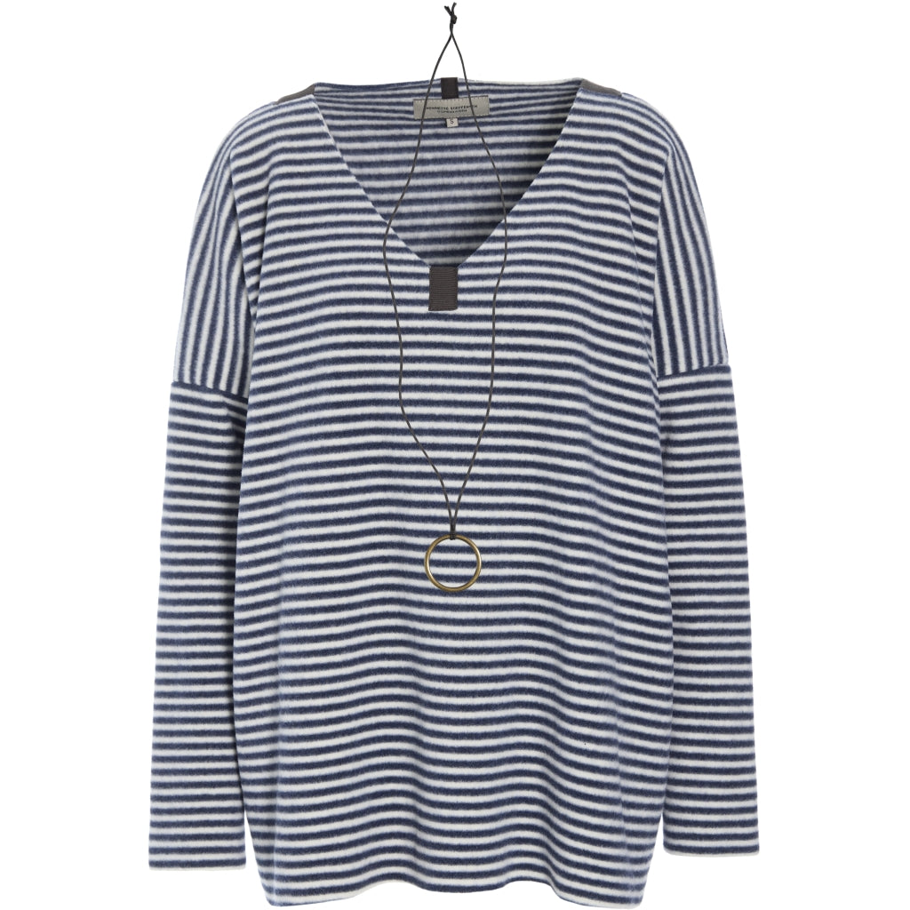 HS V-neck fleece blouse 1336