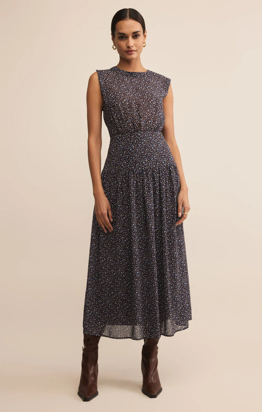 Zsupply Etta Aspen Floral Midi Dress