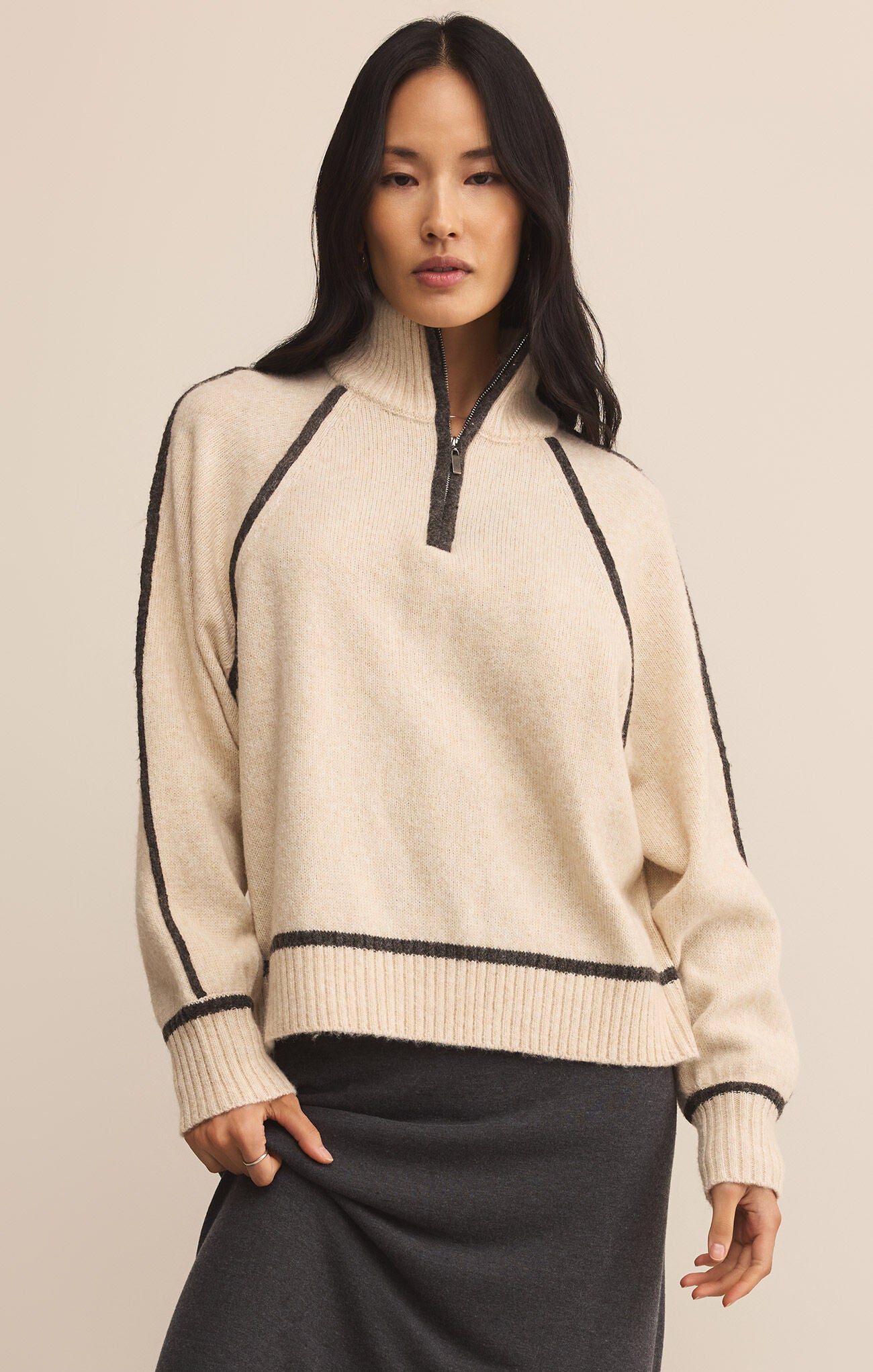 Zsupply Alps Half Zip Sweater