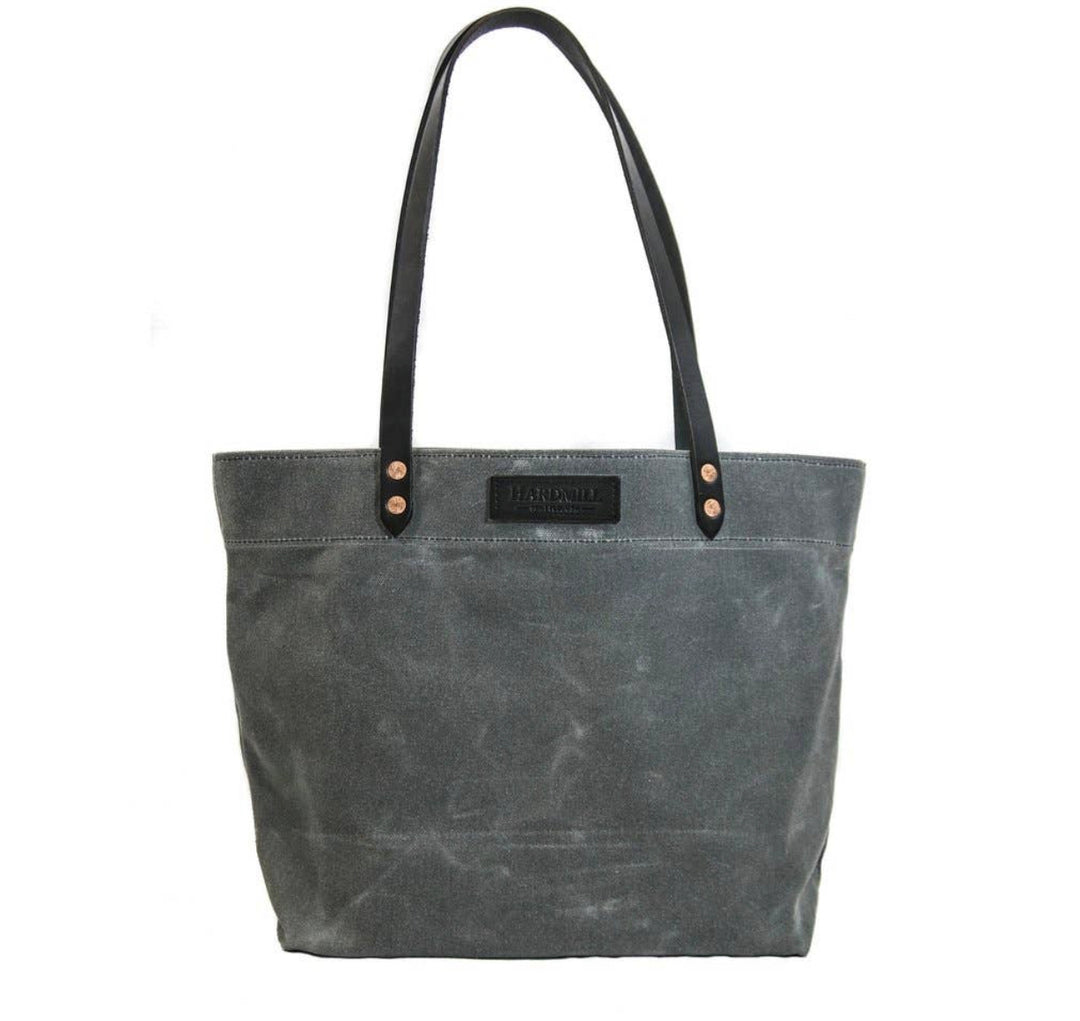 Waxed canvas market tote HM0026