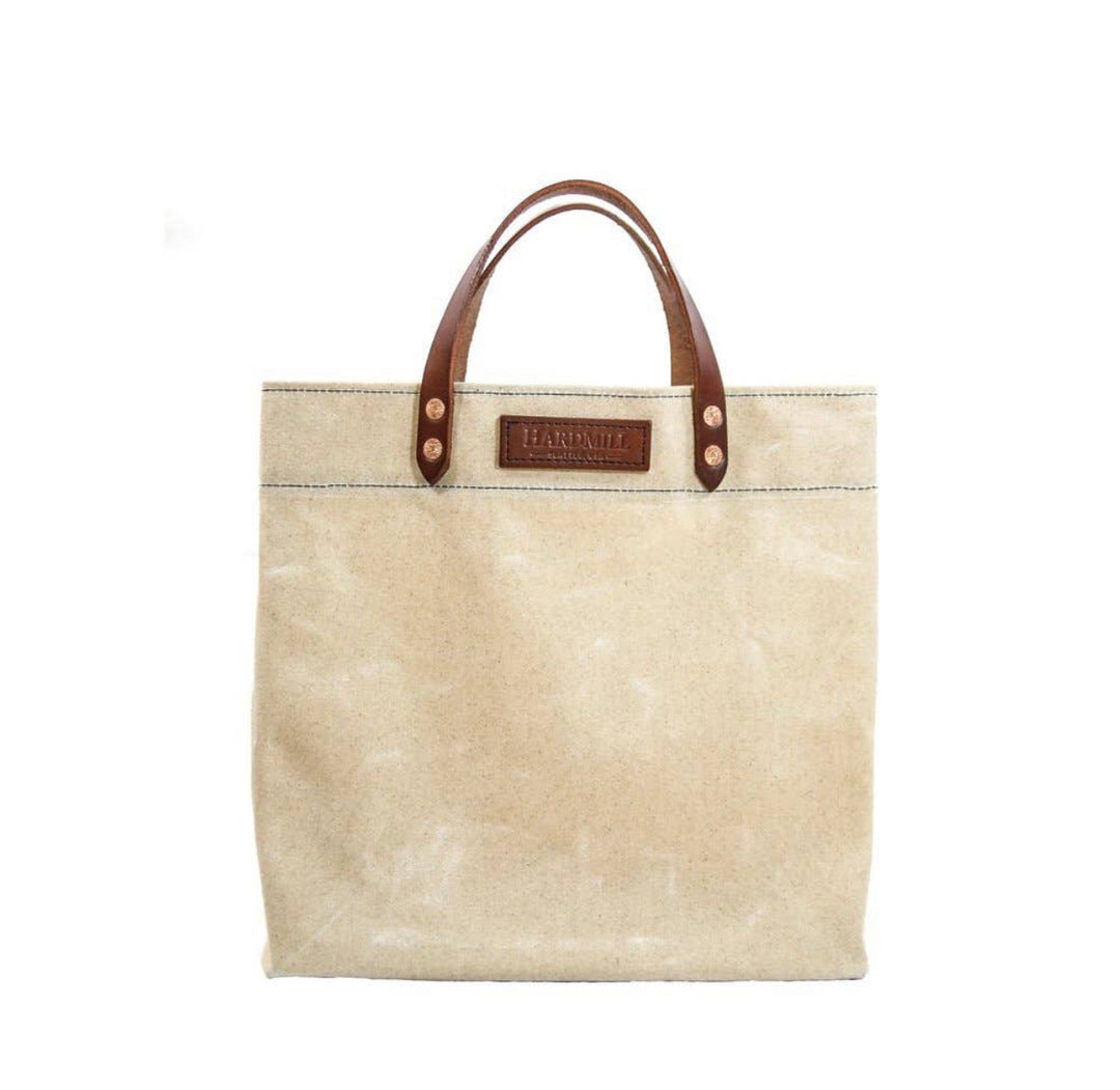 Waxed canvas grocery tote HM0025