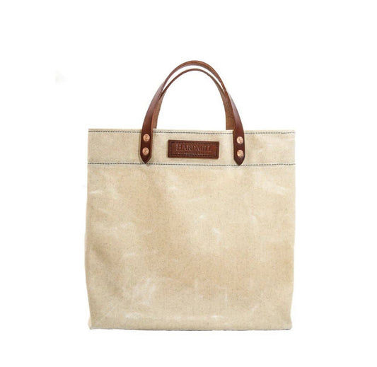 Waxed canvas grocery tote HM0025