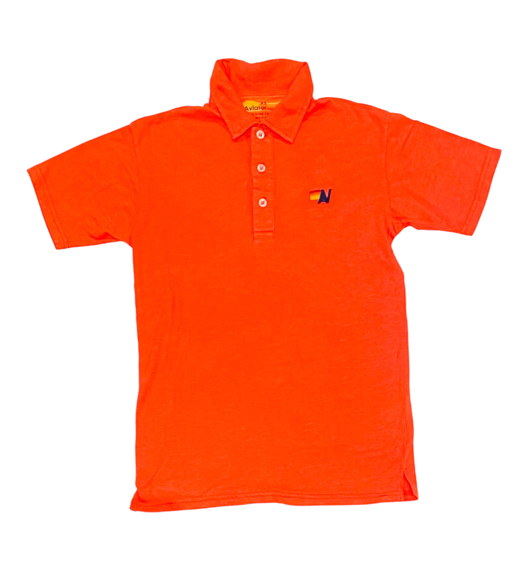 Aviator Nation Mens Logo Polo Shirt