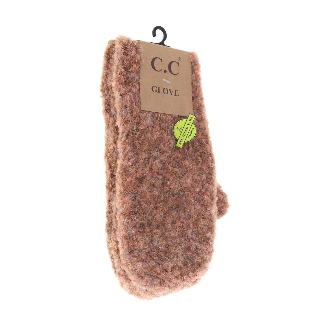 Mixed Tone Boucle Mittens MT4010