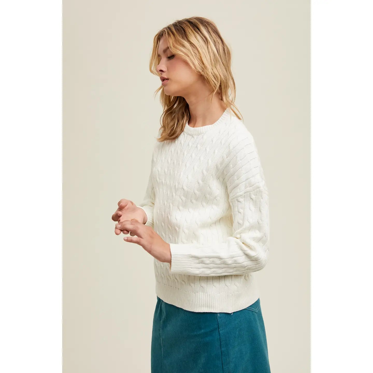 Wishlist Cable Knit Sweater