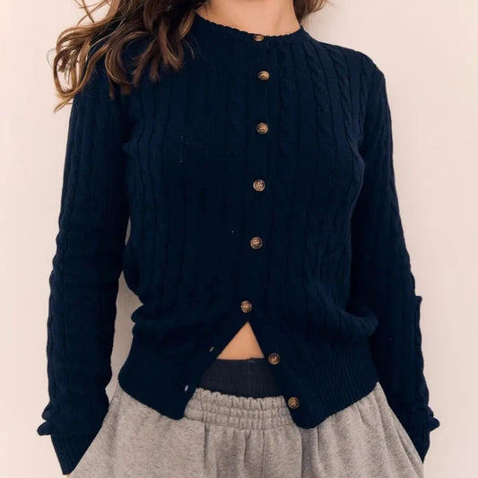 Blank Lab Classic Cable Cardigan