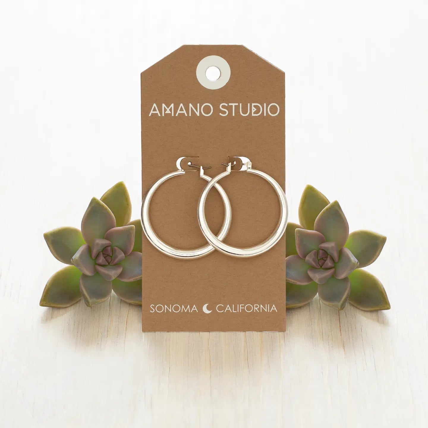 Amano Large Maria Hoop Earrings