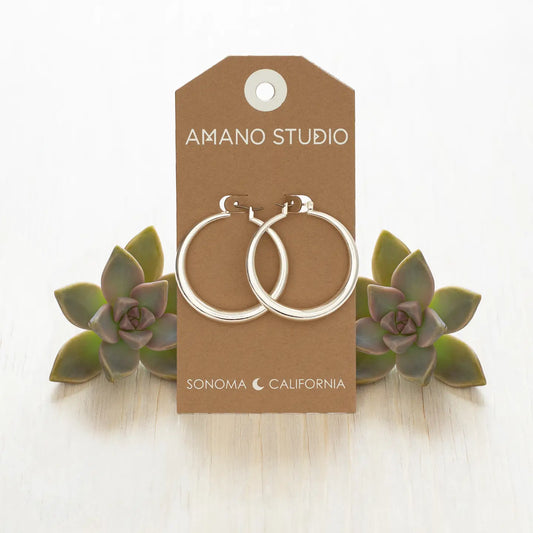 Amano Large Maria Hoop Earrings