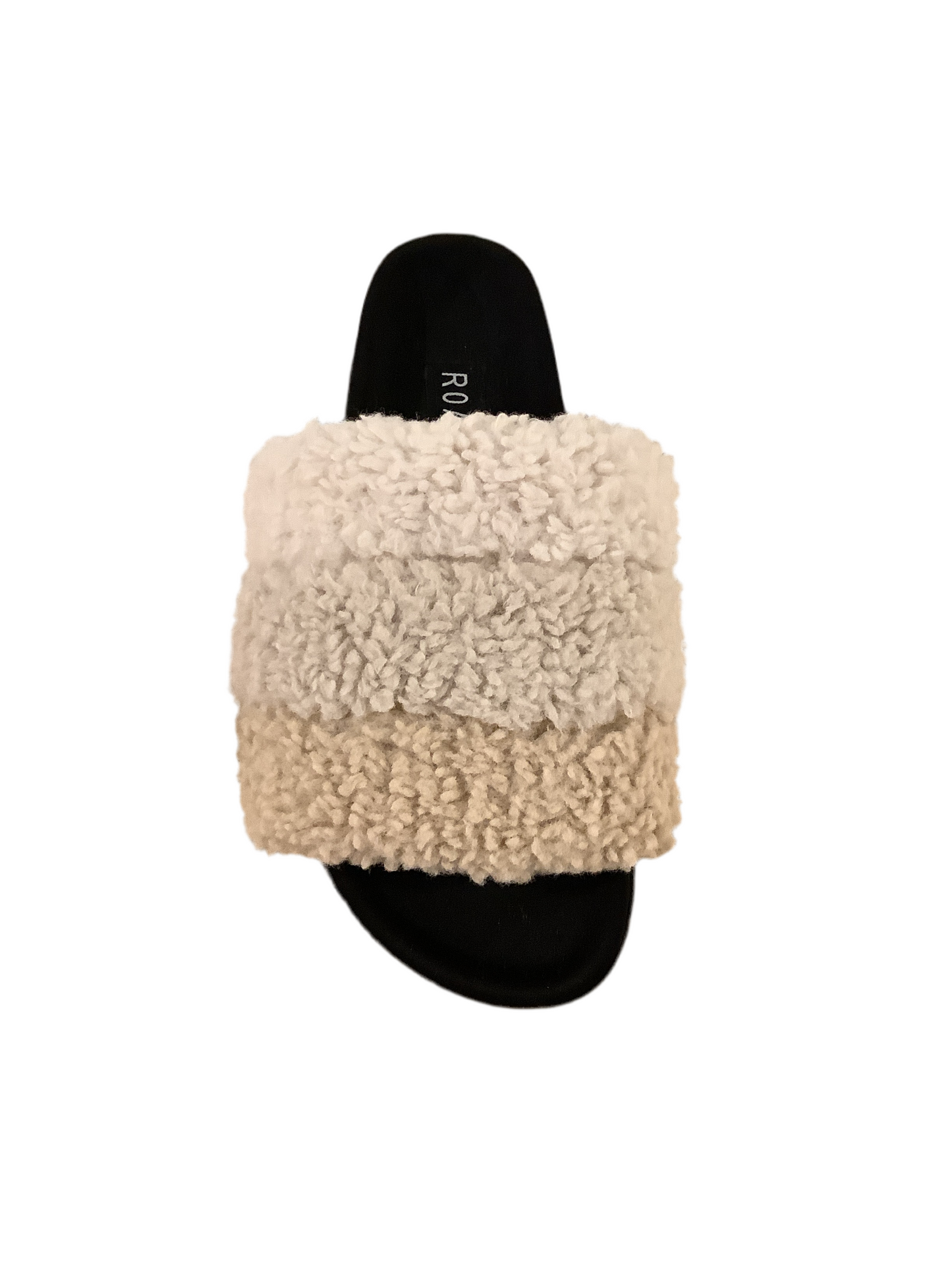 Roam fuzzy puff slipper