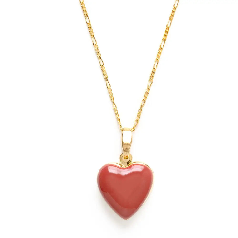 Amano Small Heart Enamel Locket 62L-H