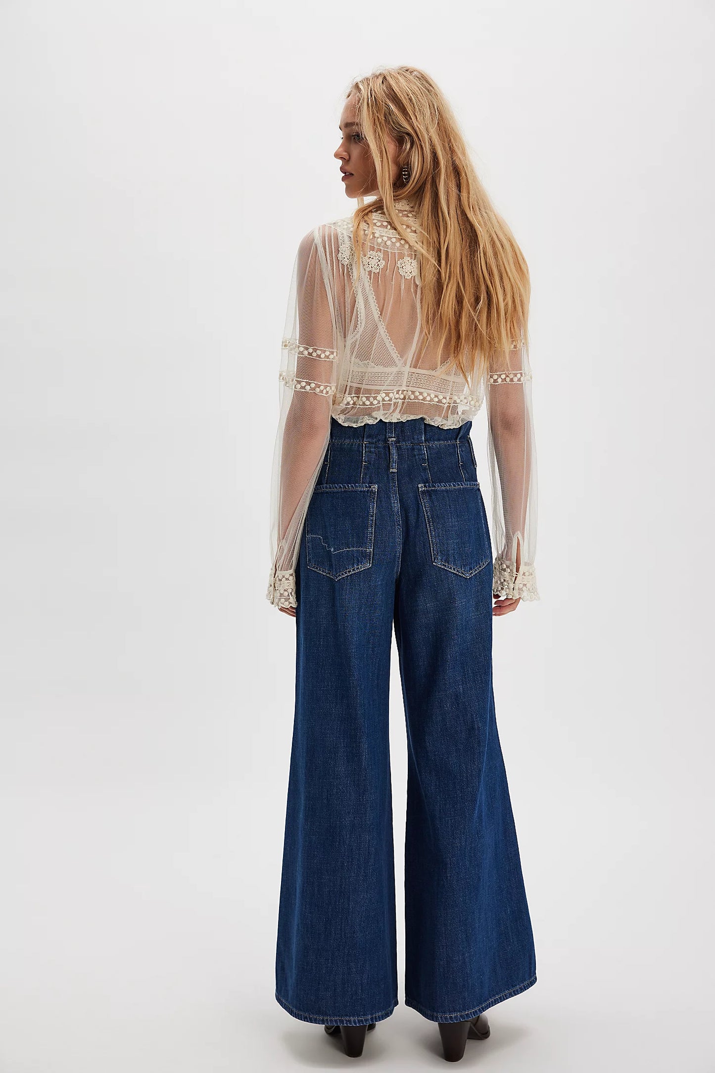 Free People Forager super wide leg Jean