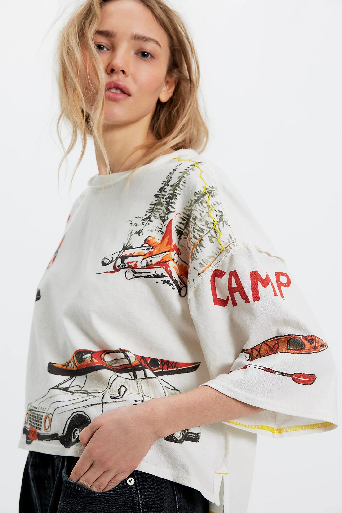Free People Mountain View Graphic Tee