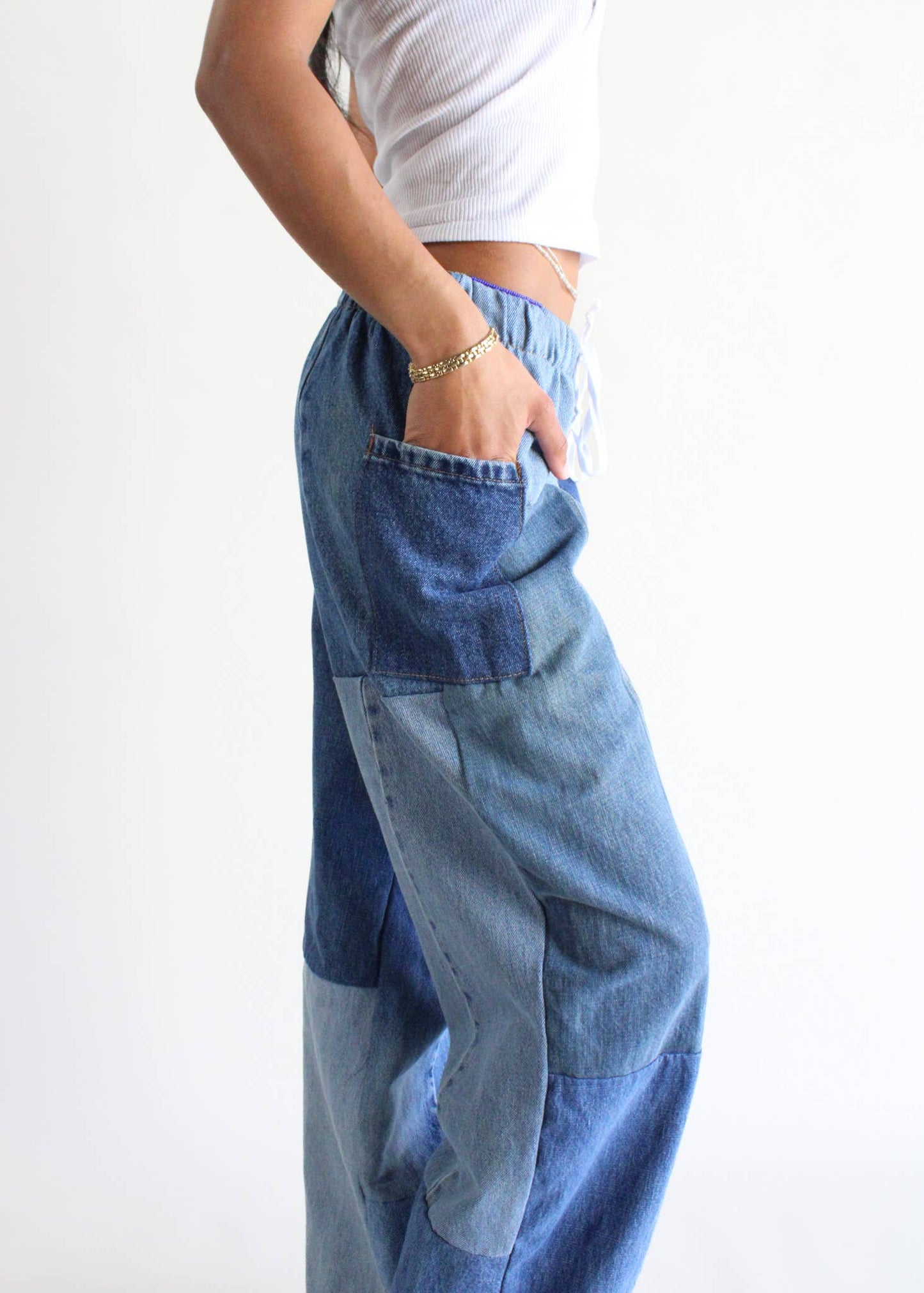 American Recycled Clothing Denim Eco Pants