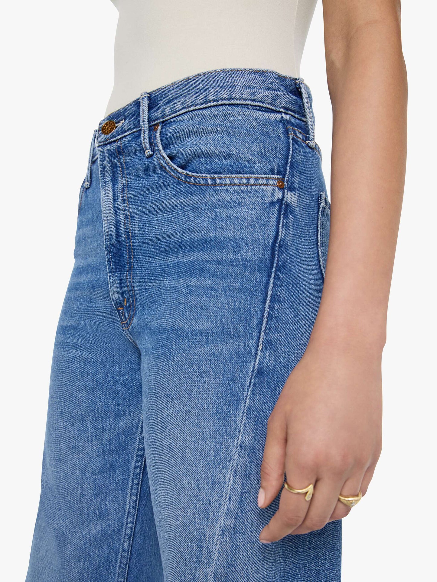 Mother Lemon Twist Sneak Jean