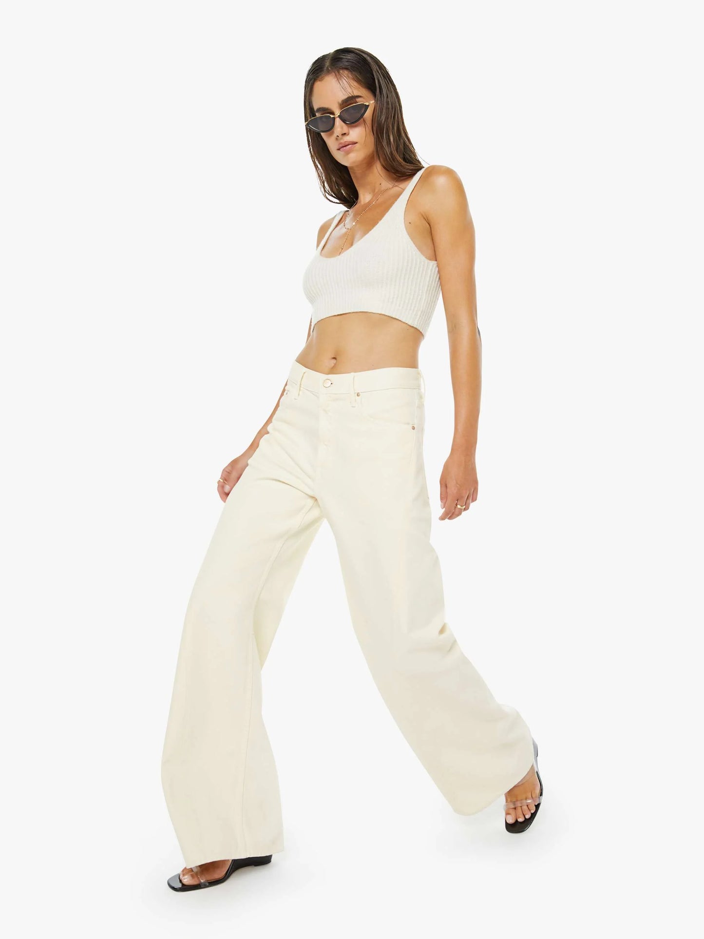 Mother The Lemon Twist Sneak Jean
