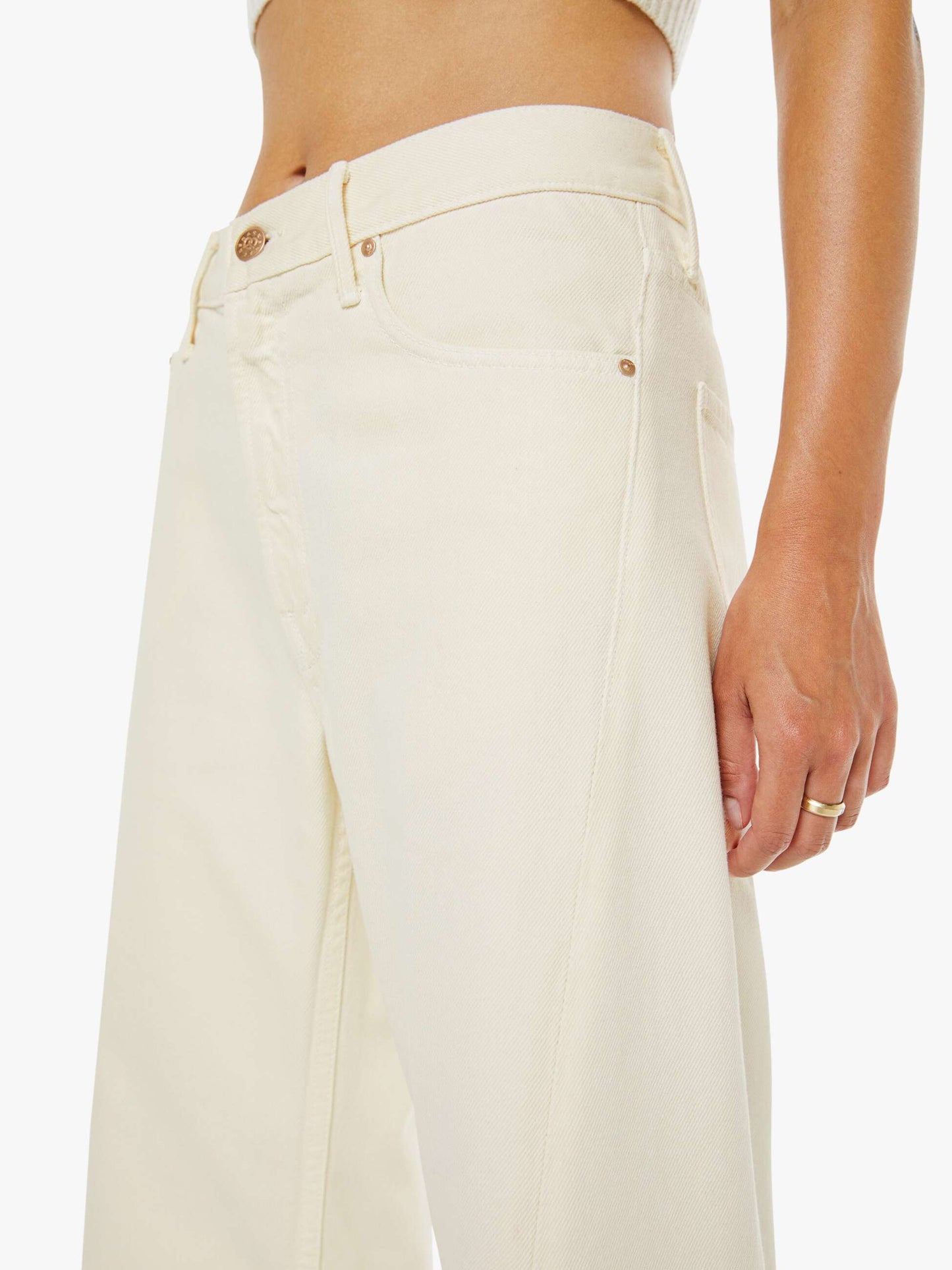 Mother The Lemon Twist Sneak Jean