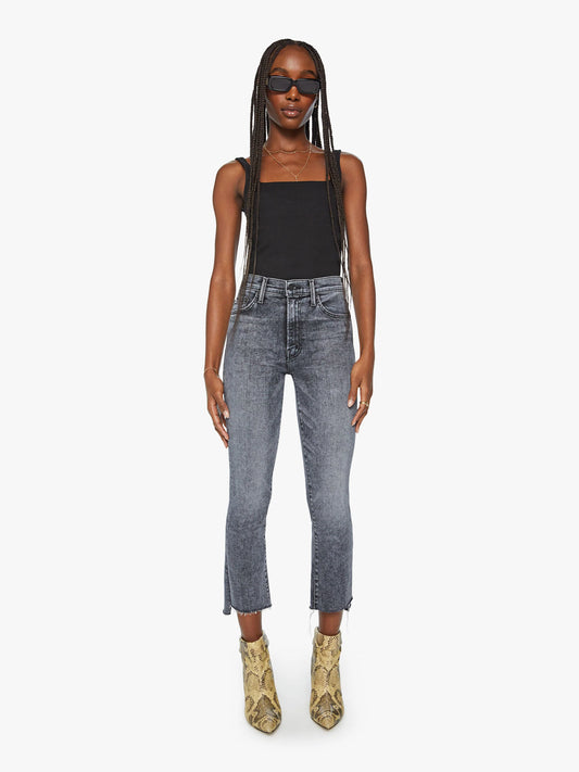 Mother Insider Crop Step Fray