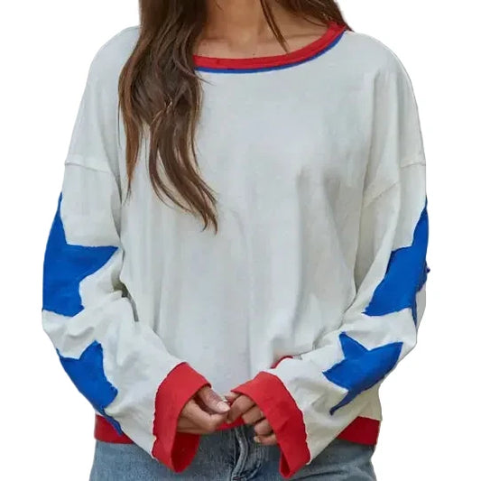 by Together Star Details Long Sleeve Top