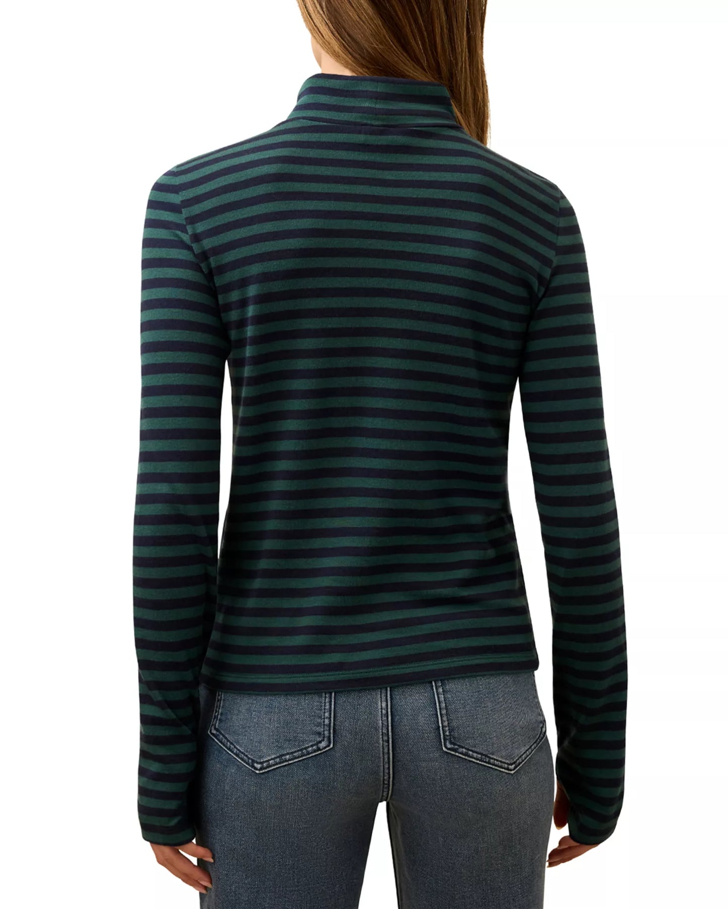 Faherty Feather Cloud Layering Turtleneck