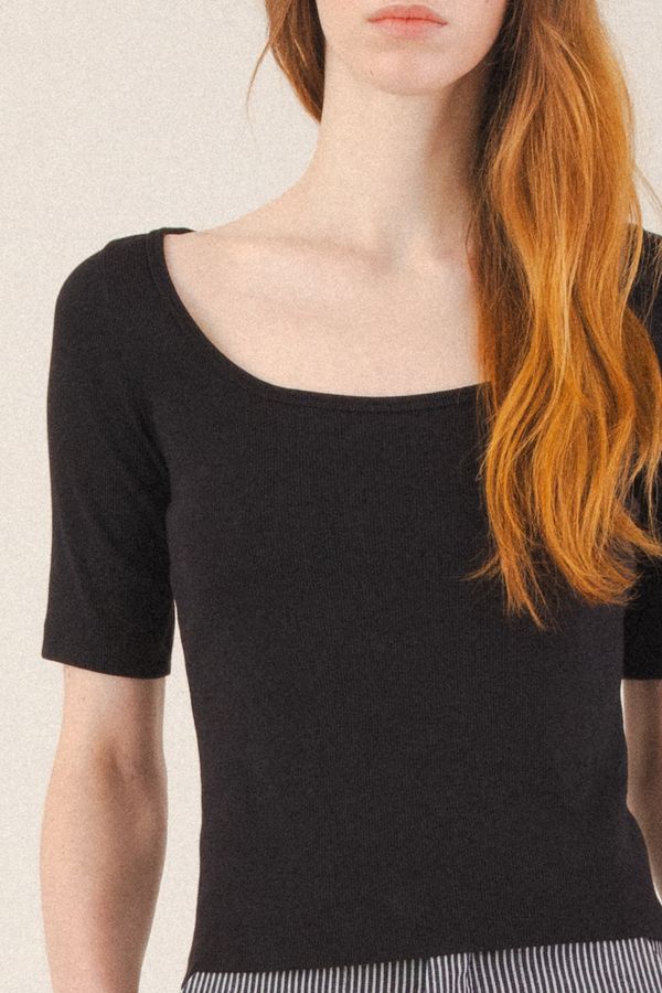 Prairie Underground 1/4 Sleeve Bardot Top