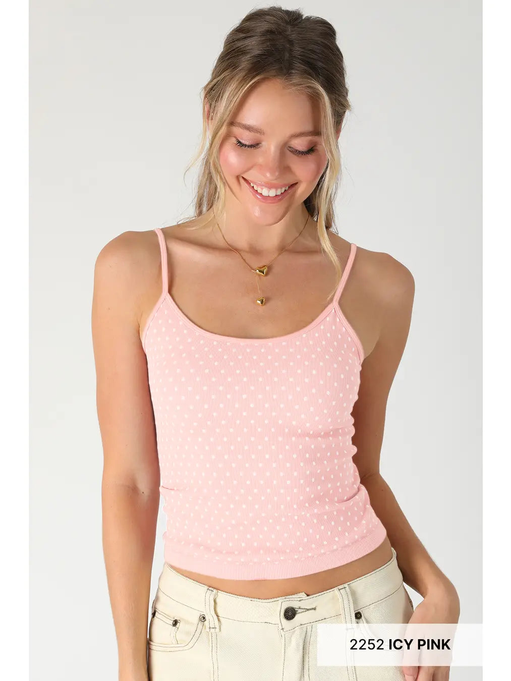 Nikibiki Polka Dot Strap Cami