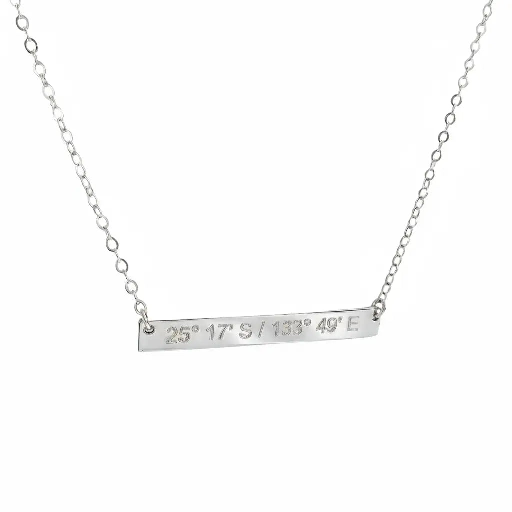 Lat & Lo Poulsbo Skinny Bar Necklace
