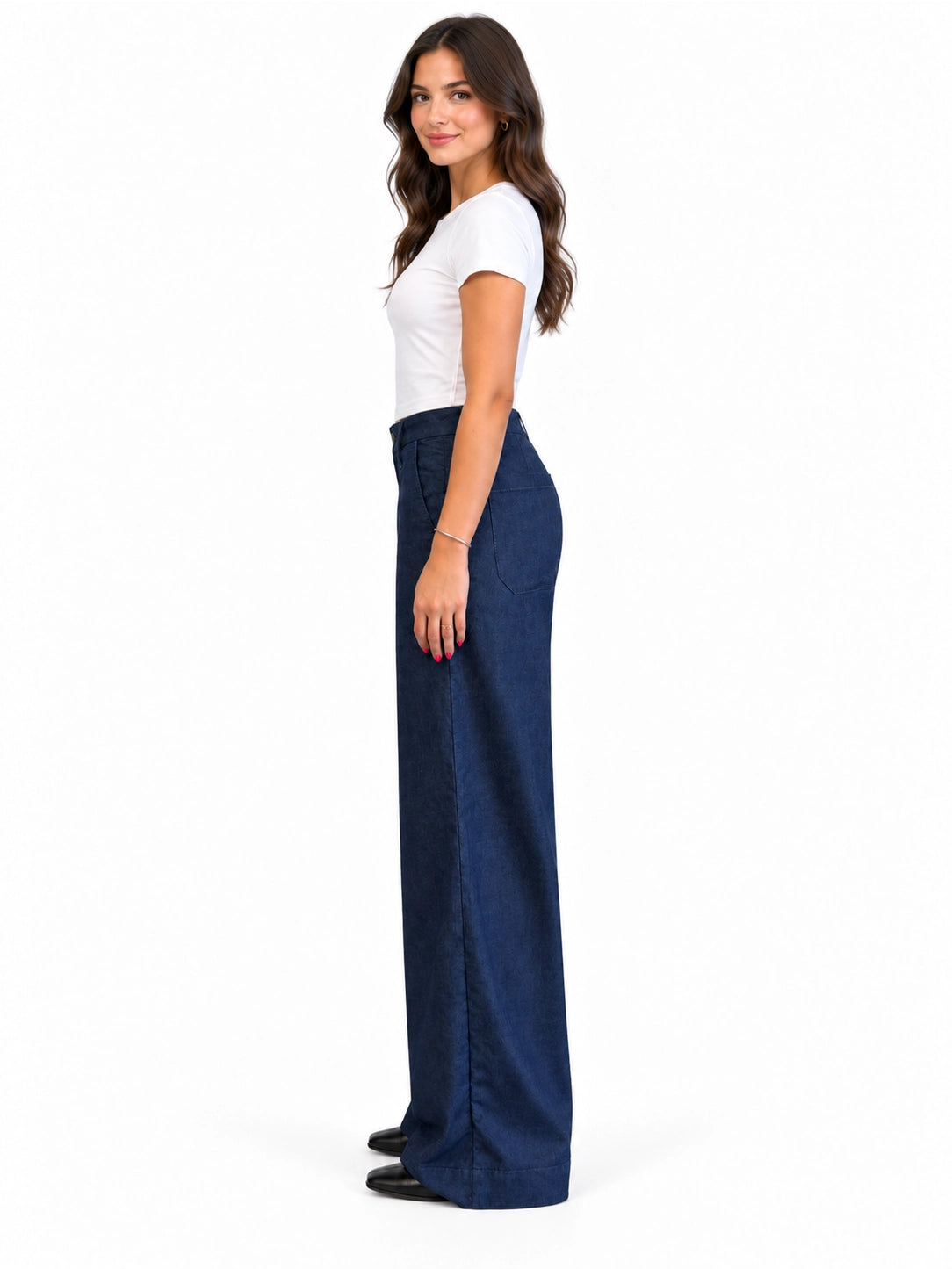 1822 Hemp Wide Leg Trouser
