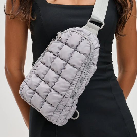 SolSelene Rejuvenate Quilted Puffer Sling Backpack